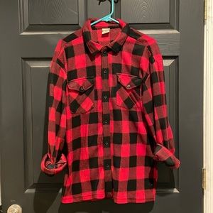 Long sleeve buffalo plaid